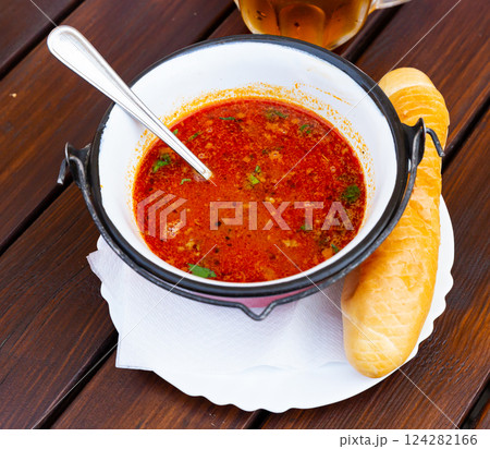 Mexican bean soup (fazolova polevka) Mexican bean soup (fazolova polevka) 124282166