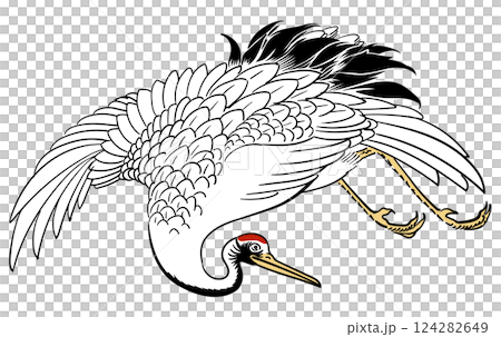 丹頂鶴-單隻 124282649