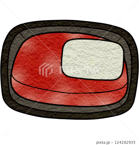 The illustration of a beef 124282935