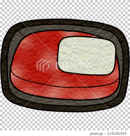 The illustration of a beef 124282935