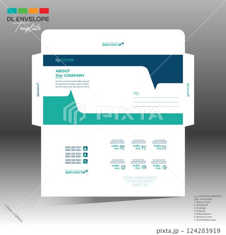 envelope for corporate and any use 124283919
