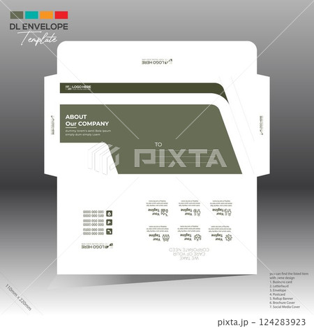envelope for corporate and any use 124283923