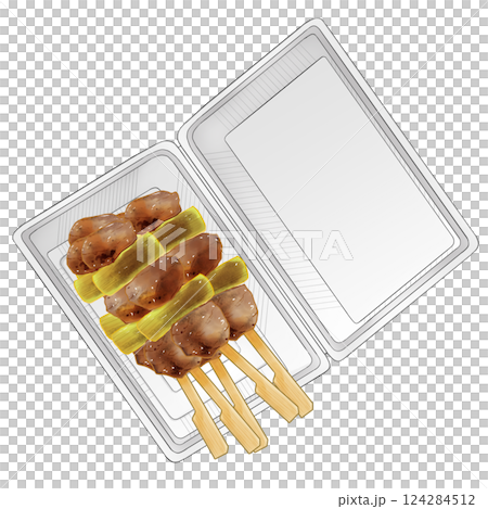 焼き鳥　ねぎま　フードパック入り 124284512