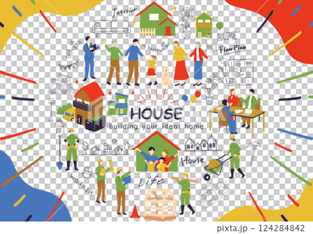 My Home Illustration Collection My Home Illustration Collection 124284842