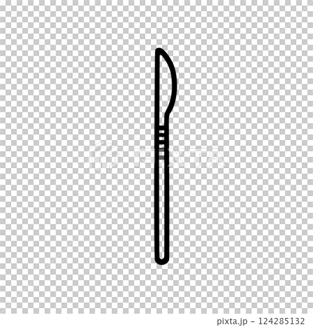 Simple scalpel illustration material 124285132