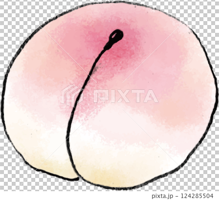 桃の入った桃 桃の入った桃 124285504
