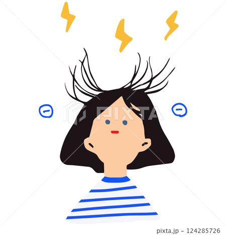 静電気の概念イラスト 124285726