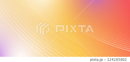 Colorful Gradient Abstract Background with Curved Lines 124285802