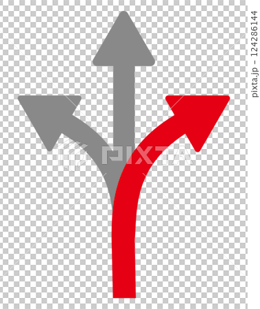 分岐矢印　選択 　3択 124286144