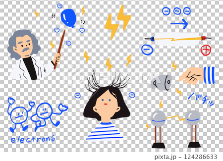 靜電概念圖 124286633