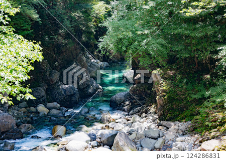 ＜長野＞阿寺渓谷の美しい絶景 124286831
