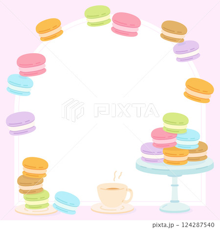 pink macaron party frame 1 pink macaron party frame 1 124287540