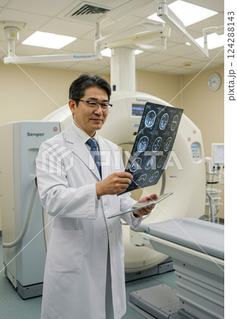 CT検査MRI検査の専門医師 CT検査MRI検査の専門医師 124288143