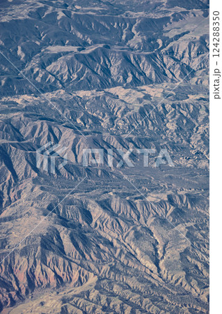 アメリカ西部の山脈の空撮 アメリカ西部の山脈の空撮 124288350