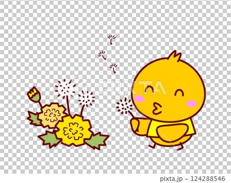 ひよことたんぽぽ ひよことたんぽぽ 124288546