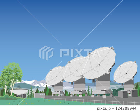 野辺山パラボラアンテナ望遠鏡 野辺山パラボラアンテナ望遠鏡 124288944