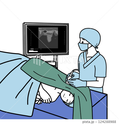 頸動脈エコー 124288988