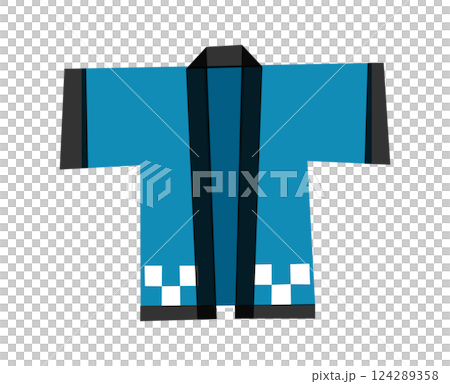 Illustration of a happi coat Festival Summer festival Costume Japanese Event Tradition Haori Traditional Japan Clothes Japanese clothing 124289358