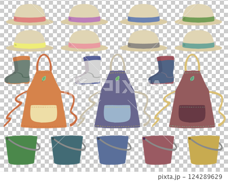 園芸グッズアイコンセット 124289629