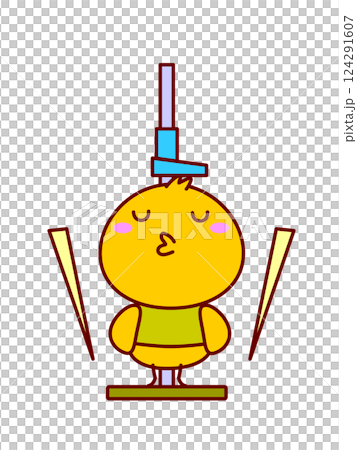 測量小雞的身高 測量小雞的身高 124291607