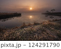 宝満川　冬の朝 124291790