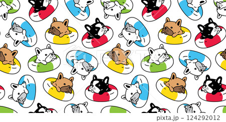 dog seamless pattern french bulldog inflatable swimming ring pool beach ocean puppy vector pet breed cartoon gift wrapping paper repeat wallpaper tile background doodle illustration isolated design dog seamless pattern french bulldog inflatable swimming ring pool beach ocean puppy vector pet breed cartoon gift wrapping paper repeat wallpaper tile background doodle illustration isolated design 124292012