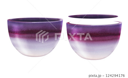 Pots for plants and flowers. Large planters, vases with a textured gradient. Watercolor container template for home, office, garden, for urban jungle, greenhouse, indoor and garden flowers and plants Pots for plants and flowers. Large planters, vases with a textured gradient. Watercolor container template for home, office, garden, for urban jungle, greenhouse, indoor and garden flowers and plants 124294176
