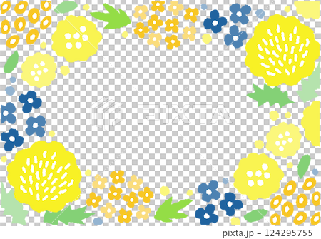 Spring flower vector illustration background 124295755