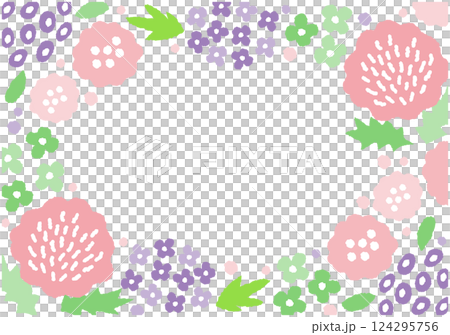 Spring flower vector illustration background 124295756