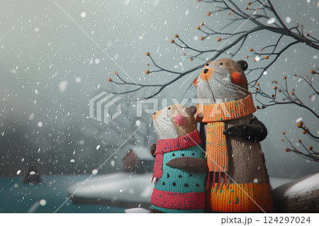 可愛いビーバーくん 可愛いビーバーくん 124297024