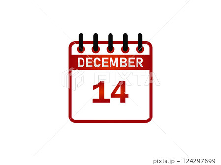 December 14 Calendar Date December 14 Calendar Date 124297699