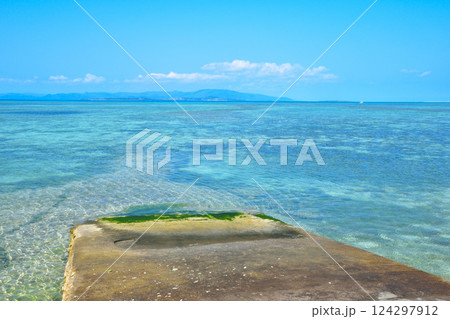 竹富島 西桟橋 竹富島 西桟橋 124297912