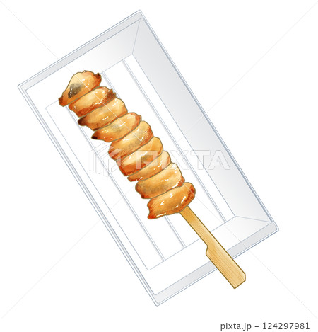 焼き鳥　ぽんじり　皿付き 124297981