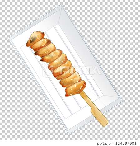 焼き鳥　ぽんじり　皿付き 124297981