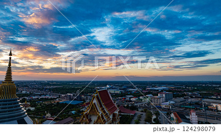 Aerial View of Wat Ketmadi Sriwararam Thai Temple Complex Aerial View of Wat Ketmadi Sriwararam Thai Temple Complex 124298079