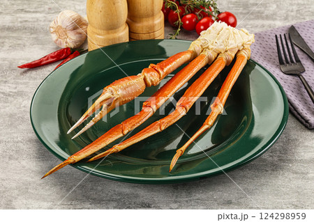 Delicous luxury crab claw legs Delicous luxury crab claw legs 124298959