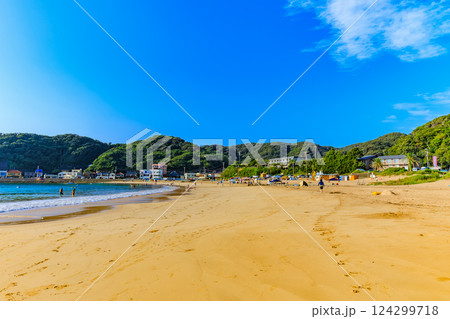 静岡県 下田市 外浦海水浴場 静岡県 下田市 外浦海水浴場 124299718