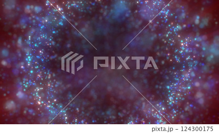Abstract background with shining purple particles and lights for a mystical, enchanting feel. Perfect for fantasy or whimsical projects 124300175