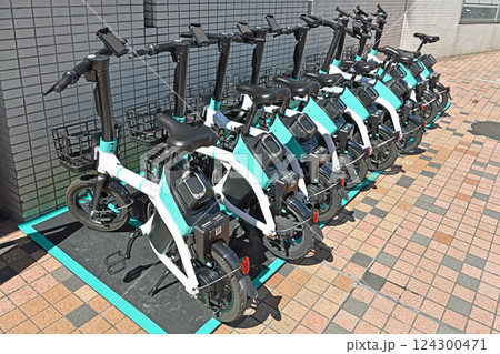 自転車シェアリングの駐輪ポート 124300471