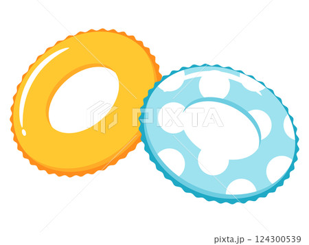 かわいい浮き輪 124300539