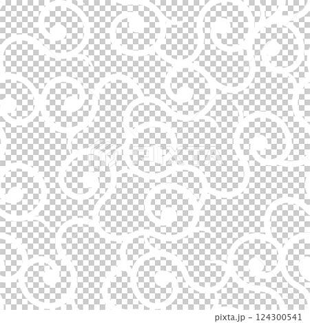 唐草のシームレスパターン 124300541