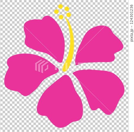 Pink hibiscus Pink hibiscus 124301236