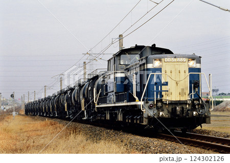 2007年 関西本線を走るDD51889セメント輸送列車 2007年 関西本線を走るDD51889セメント輸送列車 124302126