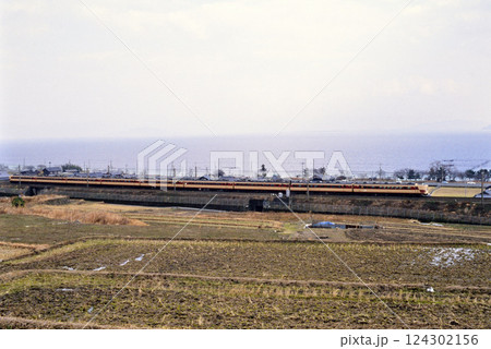 2007年　湖西線を走る485系L特急雷鳥9両 124302156