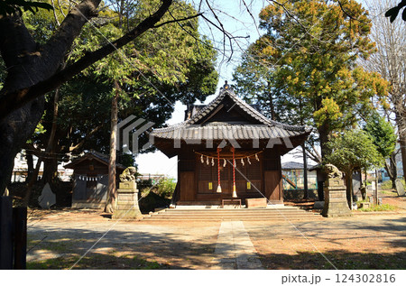埼玉県鴻巣市滝馬室の氷川神社 埼玉県鴻巣市滝馬室の氷川神社 124302816