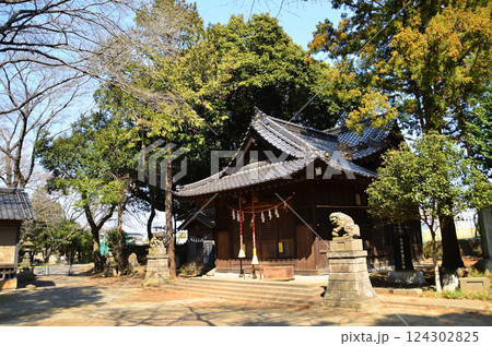 埼玉県鴻巣市滝馬室の氷川神社 124302825