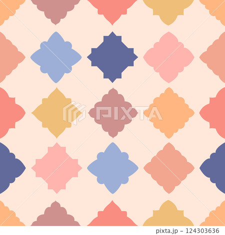 Abstract square shape craft paper gift tags, die cut knief cardboard frames, labels vector seamless pattern. Abstract square shape craft paper gift tags, die cut knief cardboard frames, labels vector seamless pattern. 124303636