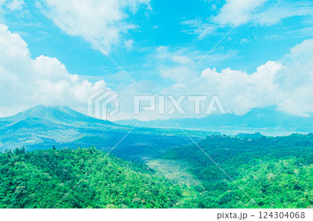 インドネシア バリ島　キンタマーニ高原 124304068