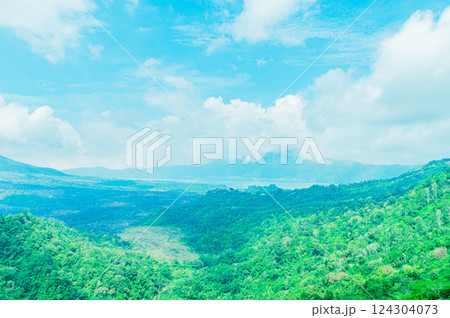 インドネシア バリ島 キンタマーニ高原 インドネシア バリ島 キンタマーニ高原 124304073