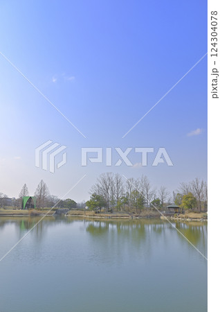 落合公園（愛知県春日井市）の下池 124304078